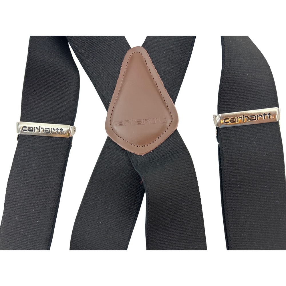 Carhartt Mens Black Heavy Duty X-Back Suspenders Adjustable Size 52 - Picture 5 of 6